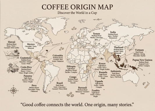 一杯のコーヒーに、世界が宿る。― Coffee Origin Mapという地図の話